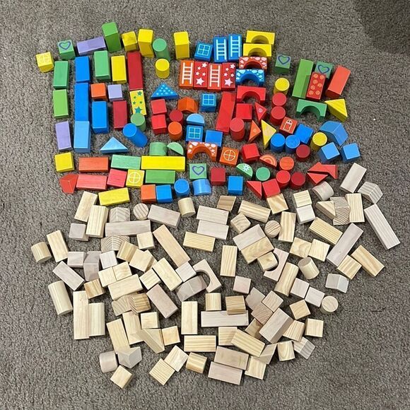 Wooden Blocks. 3.5lbs worth 👍 - Picture 1 of 2